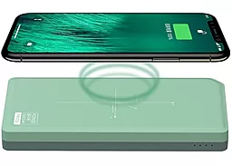 Повербанк Remax Chicon Wireless PPP-33 10000 mAh Green - миниатюра 3 Повербанк Remax Chicon Wireless PPP-33 10000 mAh Green - миниатюра 3