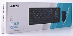 Комплект (клавіатура+мишка) A4Tech FG1012 Black - мініатюра 6
