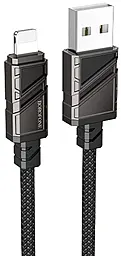Кабель Borofone BU54 Might USB-A - Lightning 12w 2.4a 1.2м cable Black