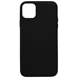Чехол Apple Leather Case Full for iPhone 12, iPhone 12 Pro Black