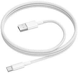 Кабель Borofone BX117 Source USB-A - Type-C 15w 3a 1м cable White - мініатюра 3 Кабель Borofone BX117 Source USB-A - Type-C 15w 3a 1м cable White - мініатюра 3