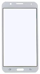 Корпусне скло дисплея Samsung Galaxy J7 J700H, J700F, J700M 2015 White