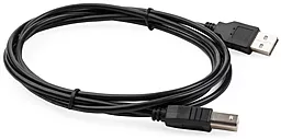 Шлейф (Кабель) Vinga AM/BM USB 2.0 1.8м чорний (VCPDCAMBM1.8BK)