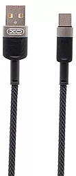 Кабель XO NB198 USB-A - Type-C 12w 2.4a 1м cable Black - фото Кабель XO NB198 USB-A - Type-C 12w 2.4a 1м cable Black