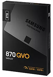 SSD Накопитель Samsung 870 QVO 8 TB (MZ-77Q8T0BW) - миниатюра 6