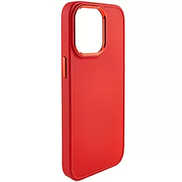 Чехол Epik TPU Bonbon Metal Style для Apple iPhone 13 Pro (6.1") Красный / Red - миниатюра 2
