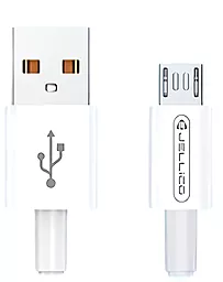 Кабель Jellico B1 USB-A - micro USB 15w 3.1a 1м cable White (RL075914) - фото Кабель Jellico B1 USB-A - micro USB 15w 3.1a 1м cable White (RL075914)