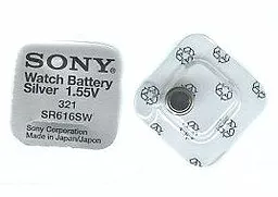 Батарейки Sony SR616SW (321) 1шт 1.55 V