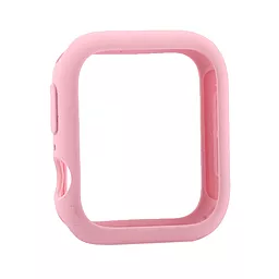 Чохол-накладка Coteetci Liquid Silicone Case для Apple Watch 4/5/6/SE 40mm Pink (CS7067-LP)