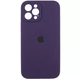 Чехол Silicone Case Full Camera для Apple iPhone 12 Pro Max Elderberry - фото Чехол Silicone Case Full Camera для Apple iPhone 12 Pro Max Elderberry