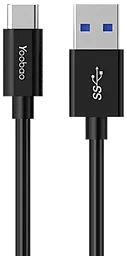 Кабель USB Yoobao YB-CA2 USB Type-C Cable Black