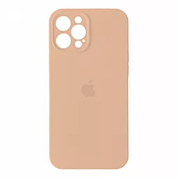 Чехол Silicone Case Full Camera для Apple iPhone 15 Pro Max pink sand