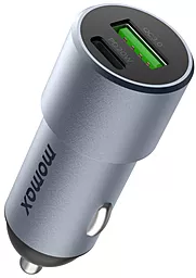 Автомобільний зарядний пристрій Momax 38w PD USB-C/USB-A car charger grey (UC15E)