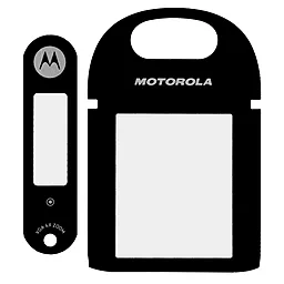 Корпусне скло дисплея Motorola U6 (внутрішнє і зовнішнє) Black