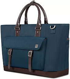 Сумка для ноутбука Moshi Costa Travel Satchel 15" Bahama Blue (99MO099531) - фото Сумка для ноутбука Moshi Costa Travel Satchel 15" Bahama Blue (99MO099531)