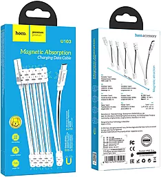 Кабель USB Hoco 103 Magnetic Absorption 15w 3a USB Type-C cable white - миниатюра 5 Кабель USB Hoco 103 Magnetic Absorption 15w 3a USB Type-C cable white - миниатюра 5