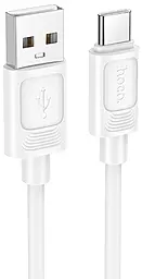 Кабель Hoco X122 Benefit USB-A - Type-C 15w 3a 1м сable White - фото Кабель Hoco X122 Benefit USB-A - Type-C 15w 3a 1м сable White