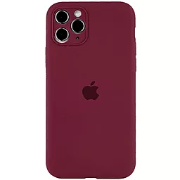 Чехол Silicone Case Full Camera для Apple iPhone 12 Pro Max Plum