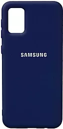 Чехол Epik Silicone Cover Full Protective (AA) Samsung A025 Galaxy A02s Midnight Blue