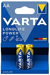 Батарейки Varta AA (LR6) LongLife Power 2шт - фото Батарейки Varta AA (LR6) LongLife Power 2шт
