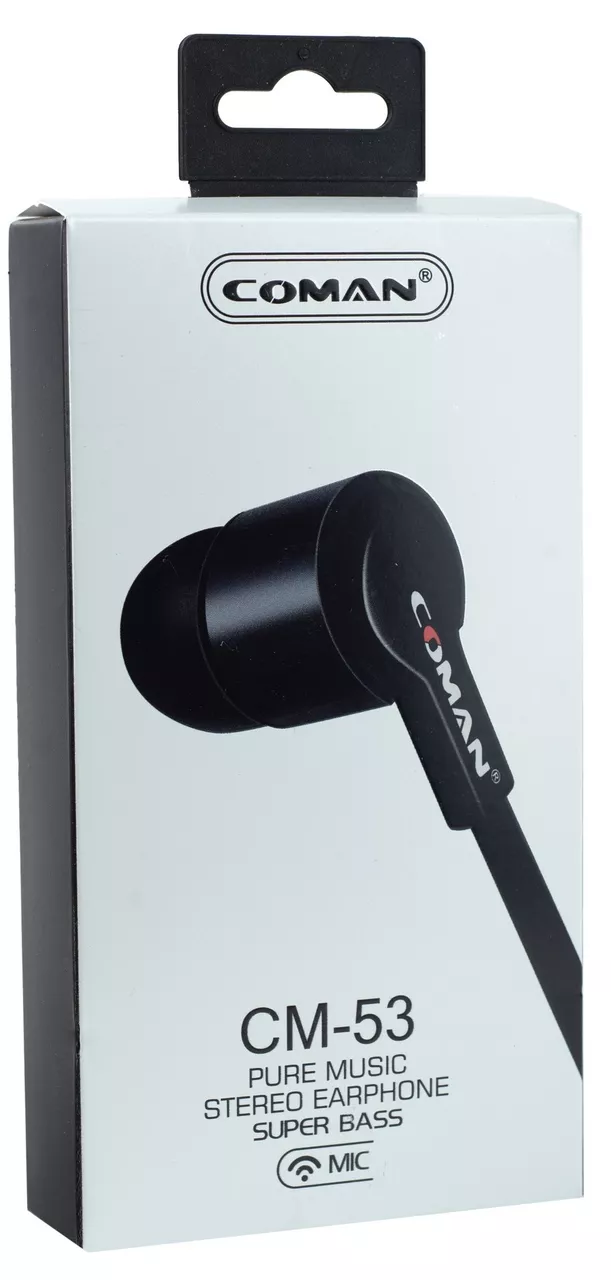Навушники Coman CM-53 Black - фото 3