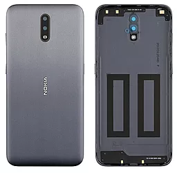 Задня кришка корпусу Nokia 2.3 зі склом камери, Original Charcoal