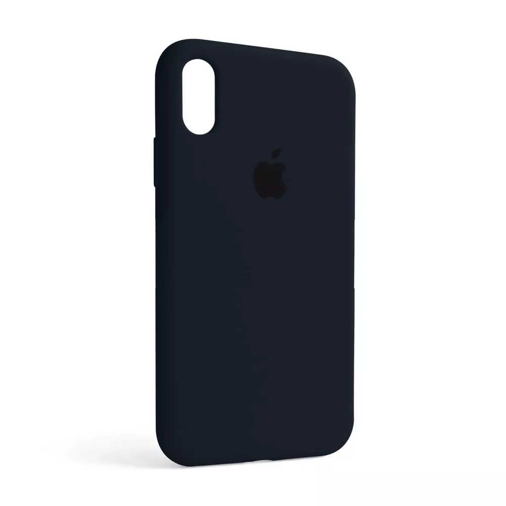 Чехол Silicone Case Full для Apple iPhone XR Dark Blue - фото 1