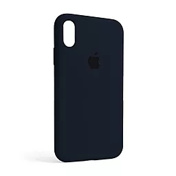 Чехол Silicone Case Full для Apple iPhone XR Dark Blue