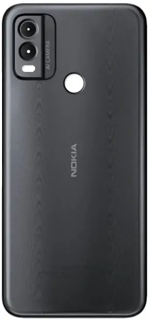 Задня кришка корпусу Nokia C22 зі склом камери, Original Midnight Black - фото 1