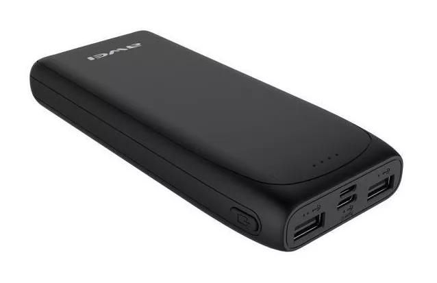 Повербанк Awei P66k 20000 mAh Black - фото 2