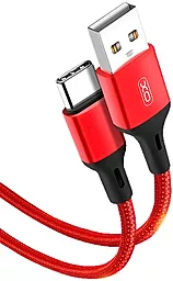Кабель XO NB143 USB-A - Type-C 10.5w 1м cable Red - фото Кабель XO NB143 USB-A - Type-C 10.5w 1м cable Red