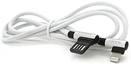 Кабель iKaku KSC-028 USB-A - Lightning 12w 2.8a 1м cable Silver - фото Кабель iKaku KSC-028 USB-A - Lightning 12w 2.8a 1м cable Silver