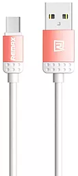 Кабель USB Remax Lovely micro USB Series Red (RC-010m)