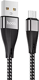 Кабель Hoco X57 Blessing USB-A - micro USB 12w 2.4a 1м cable Black