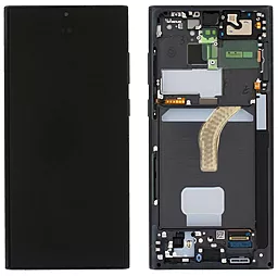Дисплей Samsung Galaxy S22 Ultra S908 с тачскрином и рамкой, сервисный оригинал, Graphite - фото Дисплей Samsung Galaxy S22 Ultra S908 с тачскрином и рамкой, сервисный оригинал, Graphite