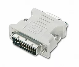 Видео переходник (адаптер) Cablexpert DVI-A 24конт. на VGA 15конт. (A-DVI-VGA) белый