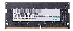 Оперативна пам'ять для ноутбука Apacer 8GB SO-DIMM DDR4 2133MHz (ES.08G2R.GDH)