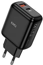 Сетевое зарядное устройство iKaku 30w PD USB-C/USB-A ports charger black (KSC-668-BOLIAN-B)