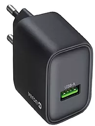 Сетевое зарядное устройство Veron VR-C15Q 18w QC3.0 home charger + Lightning cable black - фото Сетевое зарядное устройство Veron VR-C15Q 18w QC3.0 home charger + Lightning cable black