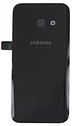 Задняя крышка корпуса Samsung Galaxy A3 2017 A320 со стеклом камеры Original Black Sky - фото Задняя крышка корпуса Samsung Galaxy A3 2017 A320 со стеклом камеры Original Black Sky