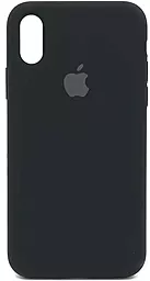 Чехол Silicone Case Full для Apple iPhone X, iPhone XS Black