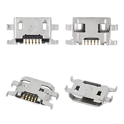 Роз'єм зарядки Motorola Moto G2 XT1062 / XT1063 / XT1064 / XT1068 5 pin, micro-USB - фото Роз'єм зарядки Motorola Moto G2 XT1062 / XT1063 / XT1064 / XT1068 5 pin, micro-USB