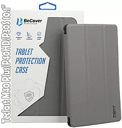 Чехол для планшета BeCover Smart Case для Teclast M40 Plus, P40HD, P30S 10.1" Gray (709543) - фото Чехол для планшета BeCover Smart Case для Teclast M40 Plus, P40HD, P30S 10.1" Gray (709543)