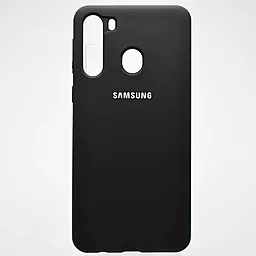 Чохол Epik Silicone Case Full для Samsung Galaxy A21 A215 (2020) Black