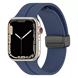 Змінний ремінець для розумного годинника Magic Lock для Apple Watch 38 mm, 40 mm, 41 mm Midnight Blue