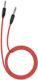 Аудио кабель Hoco UPA11 AUX mini Jack 3.5mm M/M Cable 1 м red - миниатюра 3