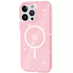 Чохол Epik Galaxy Sparkle MagFit для Apple iPhone 13 Pro Max Pink+Glitter