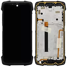 Дисплей Blackview BV6900 с тачскрином и рамкой, оригинал, Black