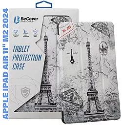 Чехол для планшета BeCover Smart Case для Apple iPad Air 11" M2 2024, M3 2025 Paris (711608) - фото Чехол для планшета BeCover Smart Case для Apple iPad Air 11" M2 2024, M3 2025 Paris (711608)