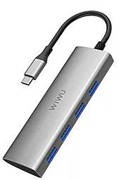 USB Type-C хаб (концентратор) WIWU Alpha 440 USB-C -> 4xUSB3.0 Hub